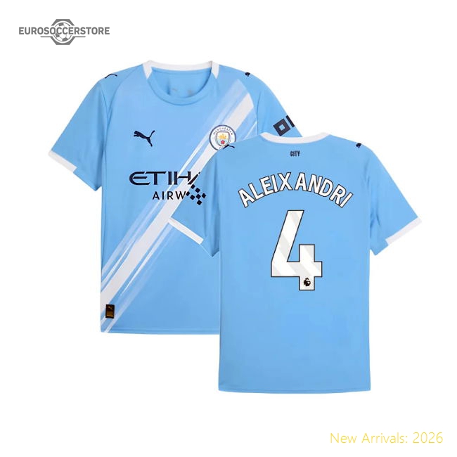 2025-2026 Man City Home Shirt (Aleixandri 4)-Football Shirts Shop