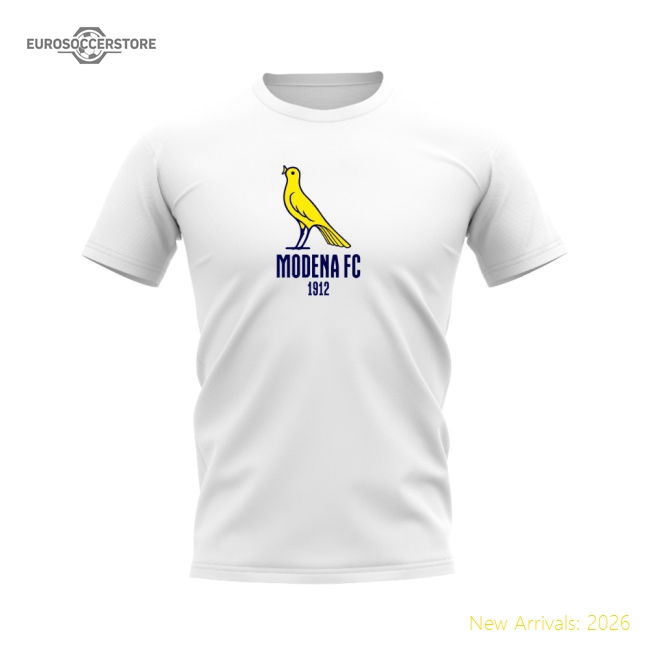 Modena Badge T-shirt (White)-Vantage Point Soccer