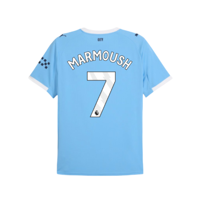 2025-2026 Man City Home Shirt (Marmoush 7)-Football Shirts Shop