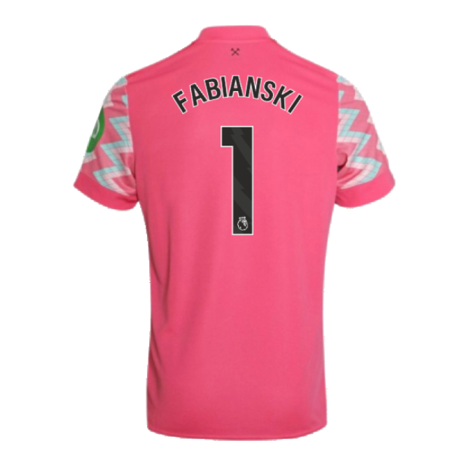 2024-2025 West Ham Goalkeeper Shirt (Pink) - Kids (Fabianski 1)-Vantage Point Soccer