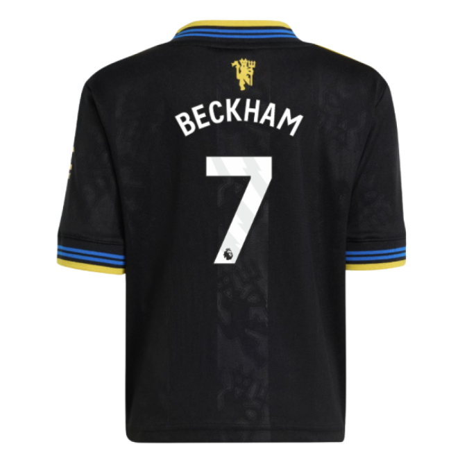 2025-2026 Manchester United Third Mini Kit (Beckham 7)-Football Jersey Hub