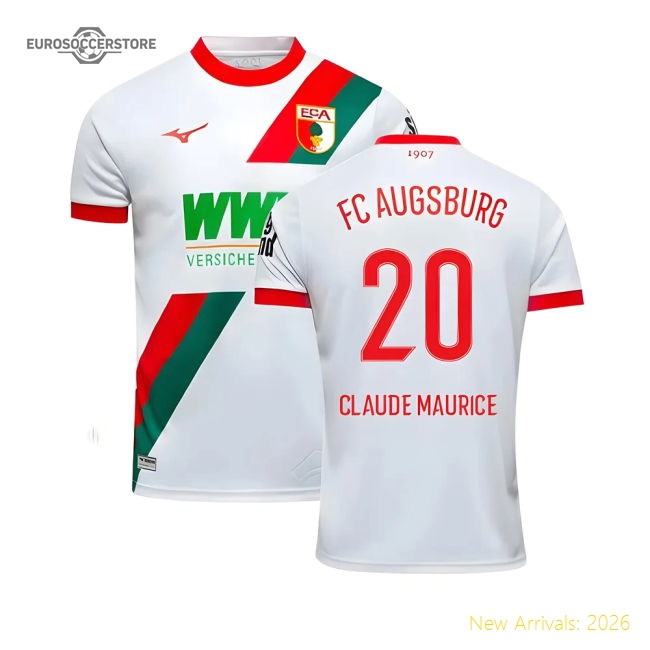 Fc Augsburg 2025-2026 Home Gear Football Match Kit For Diehard Football-Jersey Chest: 2026 World Cup Soccer Kits