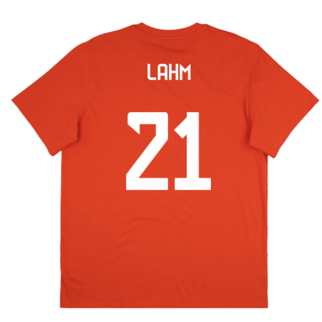 2025-2026 Bayern Munich Seasonal Graphic Tee (Red) (Lahm 21)-PitchVibe Kits