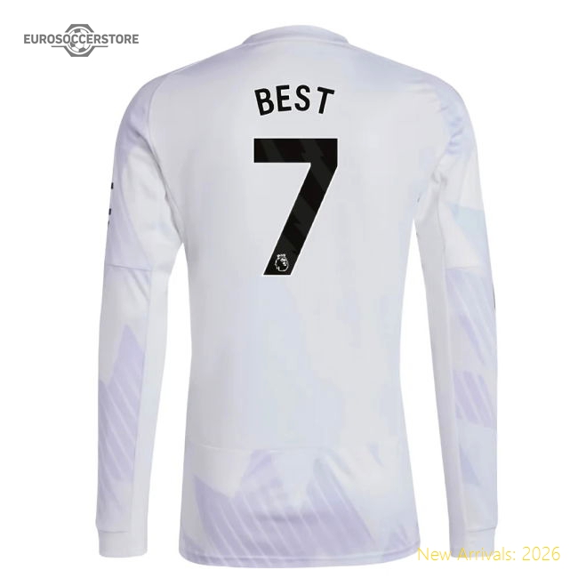 2025-2026 Man Utd Long Sleeve Away Shirt (Best 7)-Football Jersey Hub