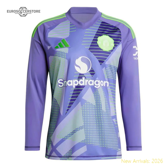 2024-2025 Man Utd Home LS Goalkeeper Shirt (Purple)-Football Jersey Hub