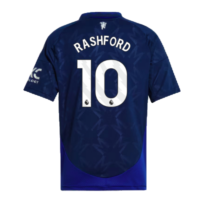 2024-2025 Man Utd Away Shirt (Kids) (Rashford 10)-Football Jersey Hub