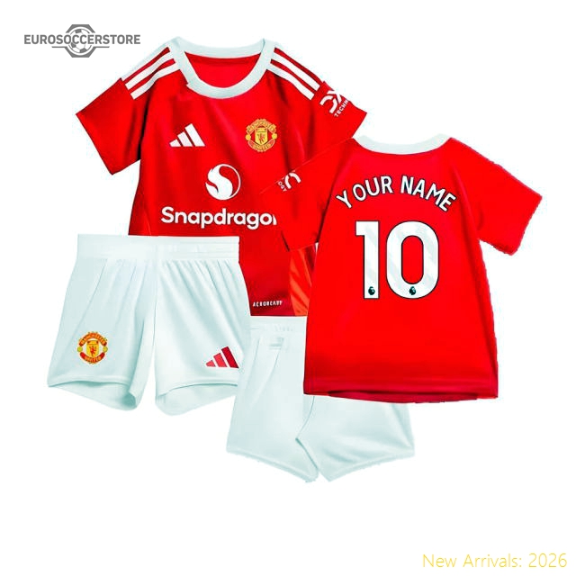 2024-2025 Man Utd Home Baby Kit (Your Name)-Football Jersey Hub