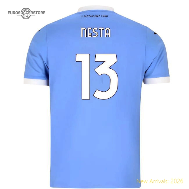 2025-2026 Lazio Home Shirt (Nesta 13)-Vantage Point Soccer