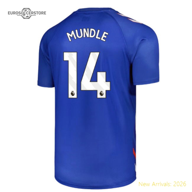 2025-2026 Sunderland Away Pre-Match Jersey (Blue) - Kids (Mundle 14)-Football Shirts Shop