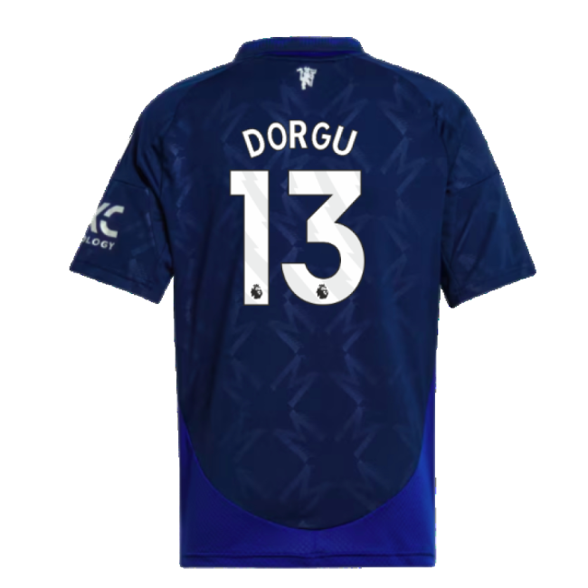 2024-2025 Man Utd Away Shirt (Kids) (Dorgu 13)-Football Jersey Hub