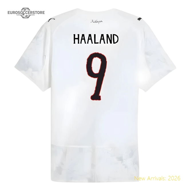 2025-2026 KIDSUPER x Manchester City CWC Authentic Shirt (White) (Haaland 9)-Football Shirts Shop
