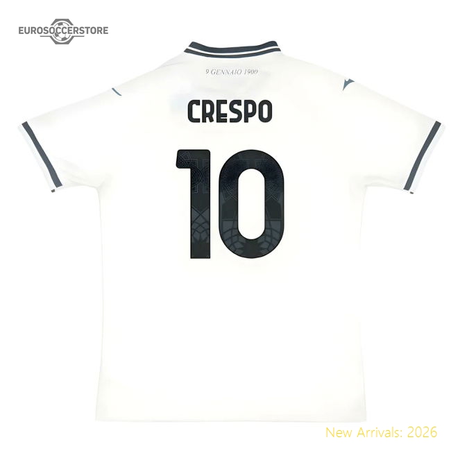 2025-2026 Lazio Away Shirt (Crespo 10)-Vantage Point Soccer