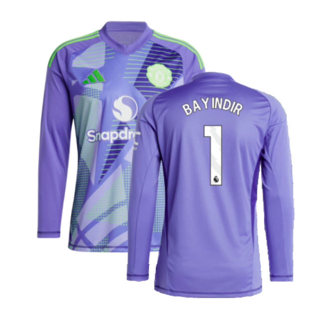 2024-2025 Man Utd Home LS Goalkeeper Shirt (Purple) (Bayindir 1)-Football Jersey Hub
