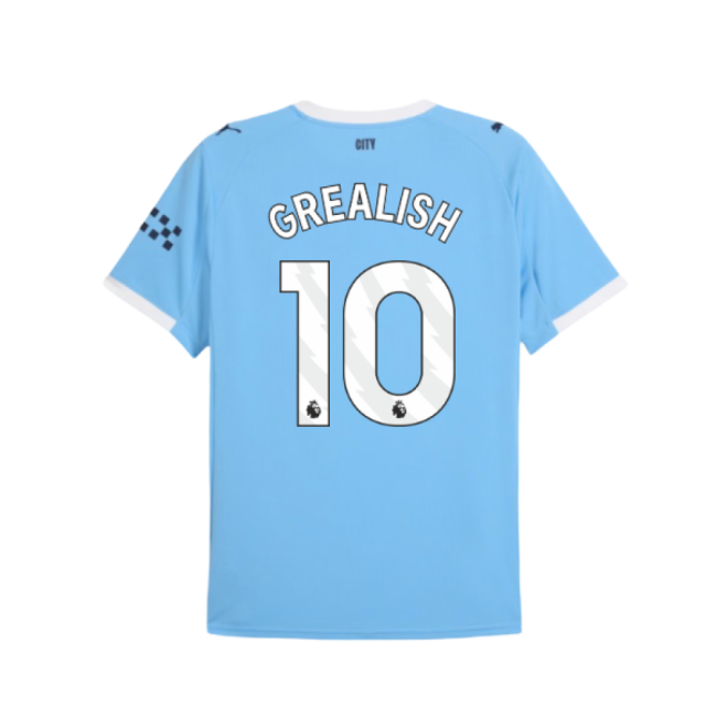 2025-2026 Man City Home Shirt (Grealish 10)-Football Shirts Shop