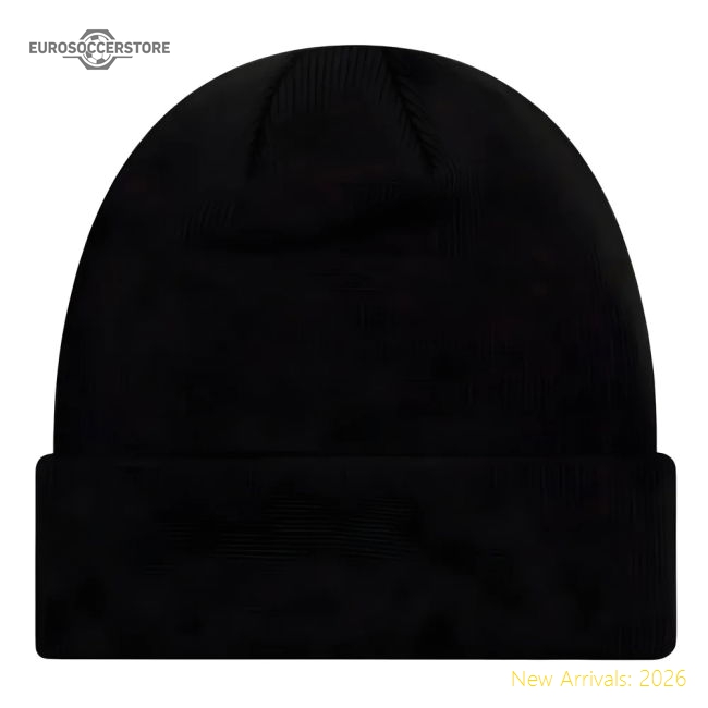 Man Utd Core Cuff Beanie (Black)-Football Jersey Hub