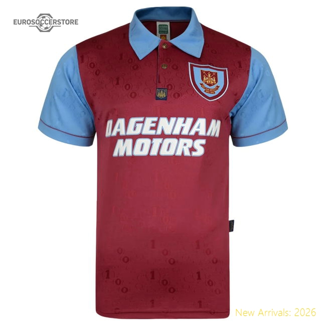 West Ham 1995-1996 Home Retro Shirt (Cottee 9)-Vantage Point Soccer