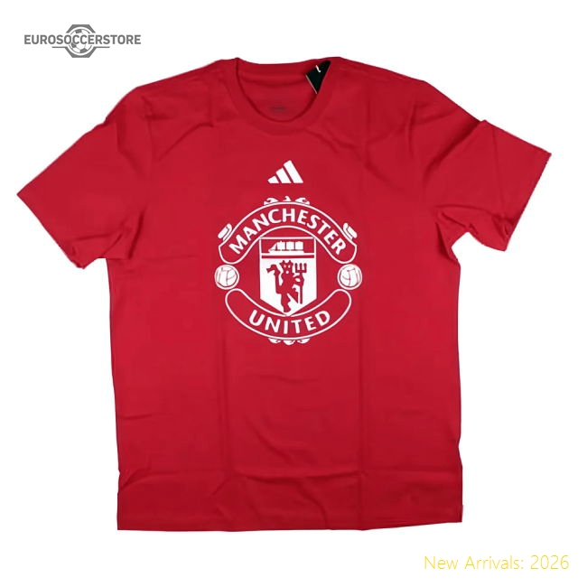 2024-2025 Man Utd DNA Graphic Tee (Red) (Hojlund 9)-Football Jersey Hub