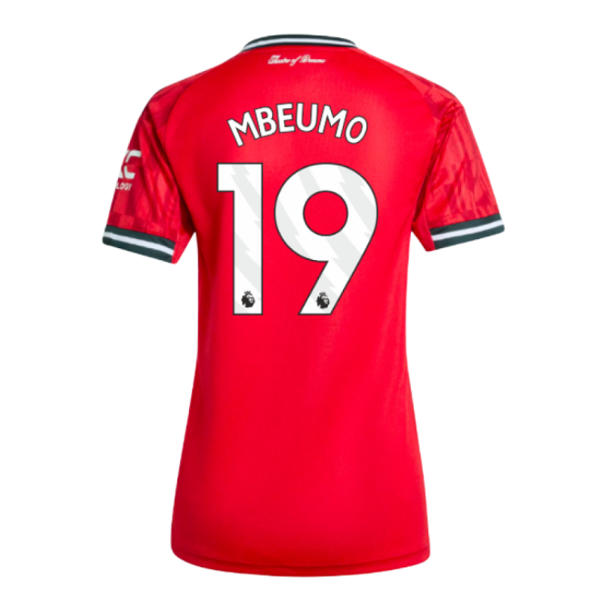 2025-2026 Man Utd Home Shirt (Womens) (Mbeumo 19)-Football Jersey Hub