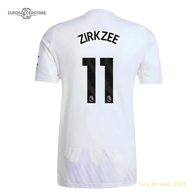 2025-2026 Man Utd Away Shirt (Zirkzee 11)-Football Jersey Hub