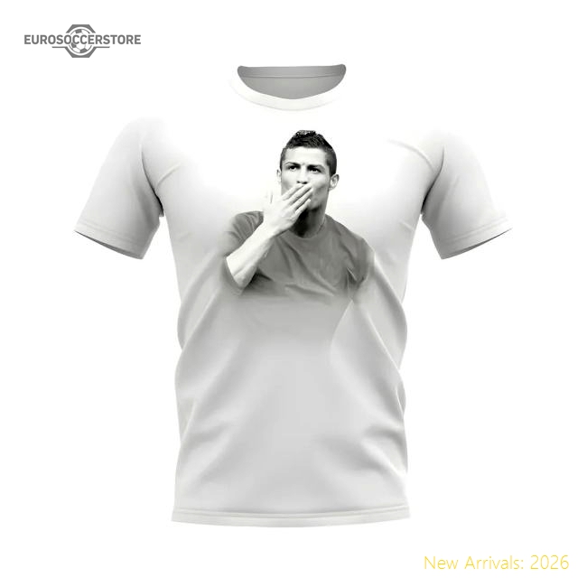 Cristiano Ronaldo Legend T-Shirt (White)-Football Jersey Hub
