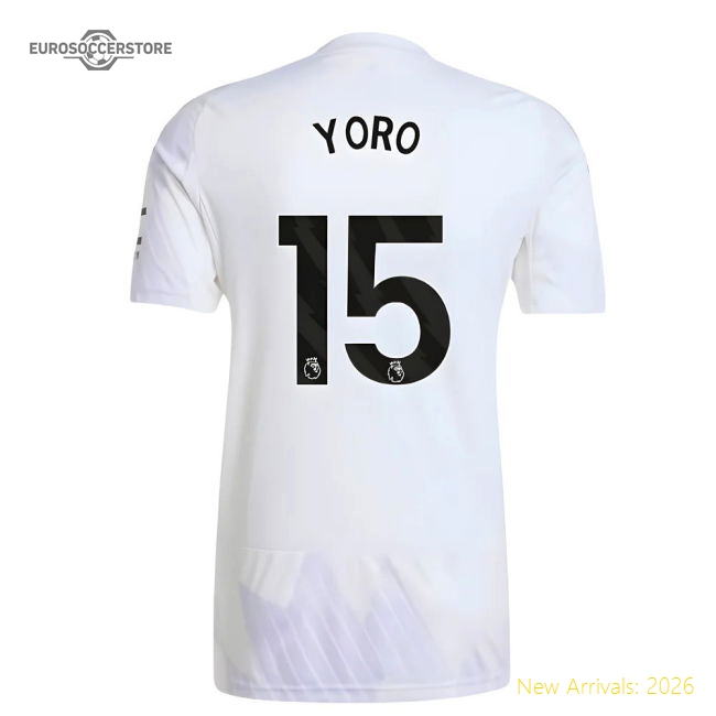2025-2026 Man Utd Away Shirt (Yoro 15)-Football Jersey Hub
