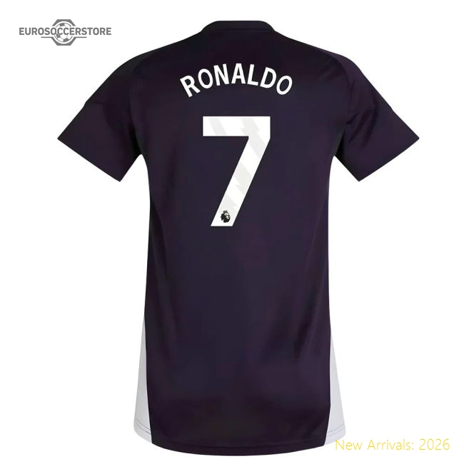 2025-2026 Man Utd Training Jersey (Aurora Plum) - Womens (Ronaldo 7)-Football Jersey Hub