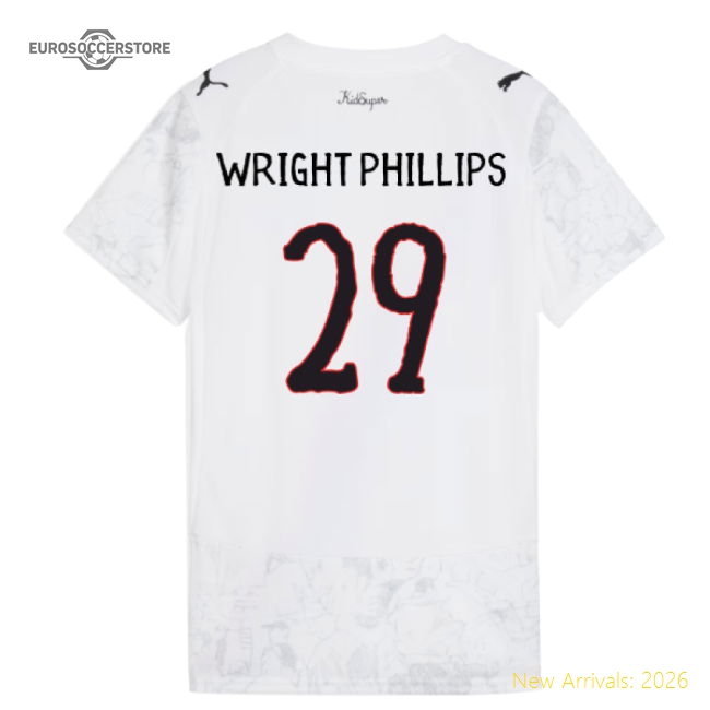 2025-2026 KIDSUPER x Manchester City CWC Shirt (White) - Womens (Wright Phillips 29)-Football Shirts Shop