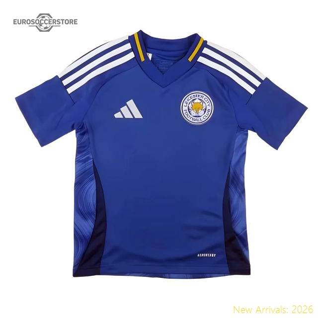2024-2025 Leicester City Home Shirt (Kids)-Vantage Point Soccer