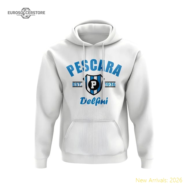 Pescara Established Football Hoody (White)-Vantage Point Soccer