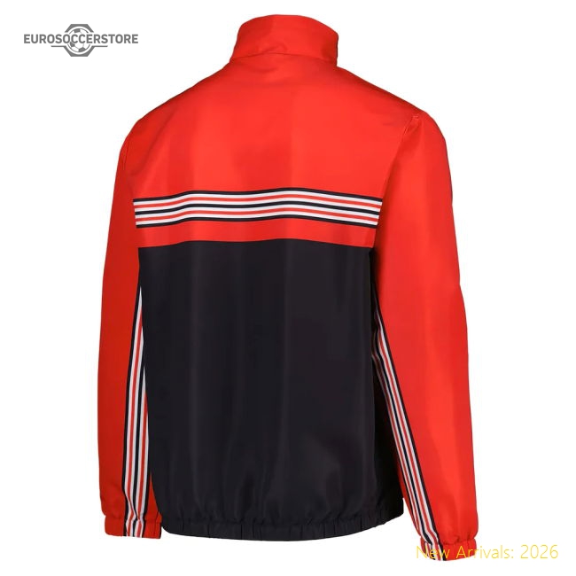 1986-1987 Sunderland Home Retro Track Jacket (Red)-Football Shirts Shop