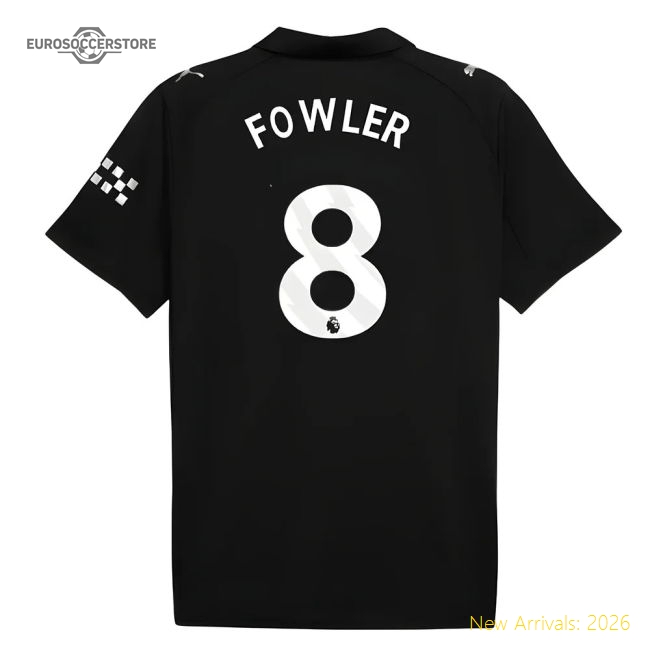 2025-2026 Man City Away Shirt (Fowler 8)-Football Jersey Hub