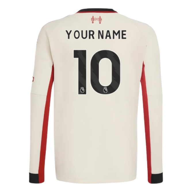 Club Teams,Liverpool 2025-2026 Liverpool Away Long Sleeve Shirt (Youth)...-Jersey Chest: 2026 World Cup Soccer Kits