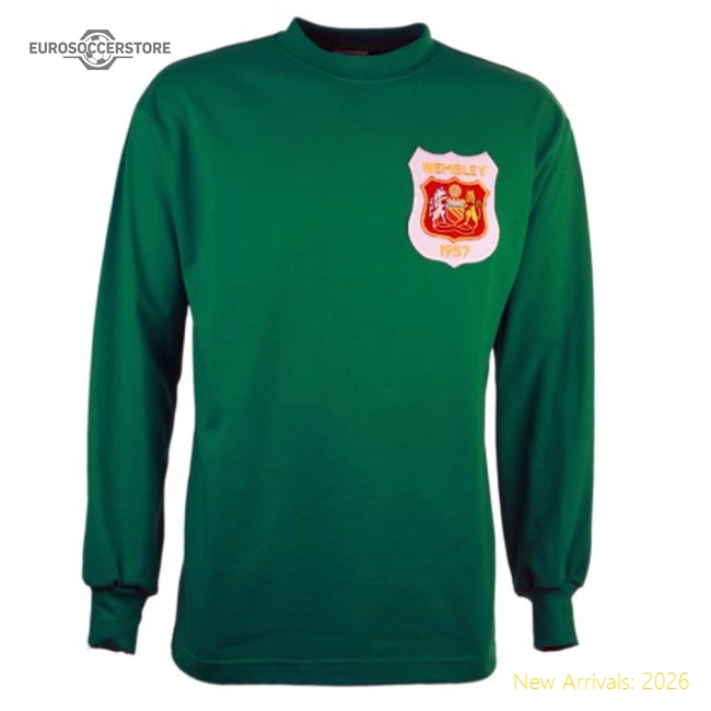 Manchester Reds 1957 FA Cup Final Retro Goalkeeper Football Shirt-Football Jersey Hub