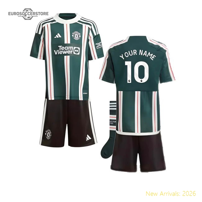 2023-2024 Man Utd Away Mini Kit (Your Name)-Football Jersey Hub