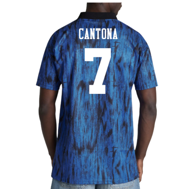 1992-1993 Man Utd Away Retro Shirt (Cantona 7)-Football Jersey Hub