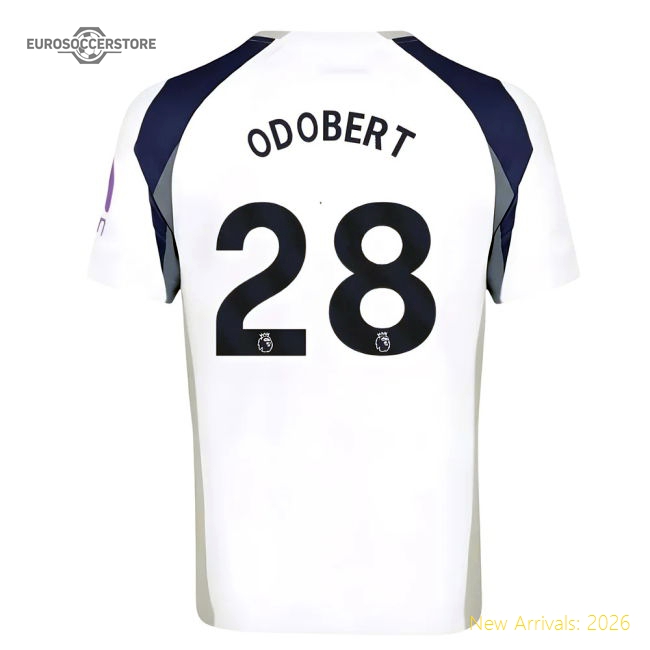 Tottenham Hotspur (Odobert 28) 2025-2026 Home Kit Jersey Match Day-PitchVibe Kits