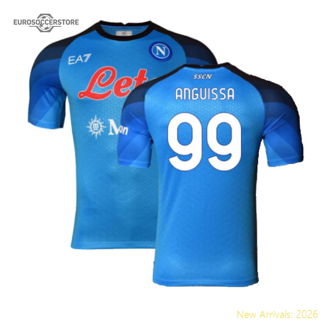 Napoli 2022-23 Player Issue Home Shirt (3XL) (Anguissa 99) (Excellent)-Vantage Point Soccer
