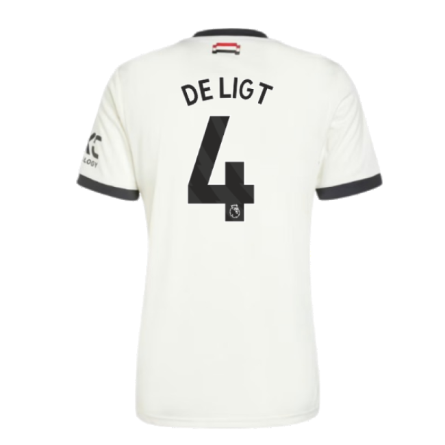 2024-2025 Man Utd Third Shirt (De Ligt 4)-Football Jersey Hub