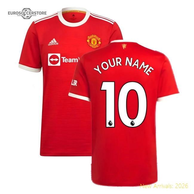 Man Utd 2021-2022 Home Shirt (Your Name)-Football Jersey Hub