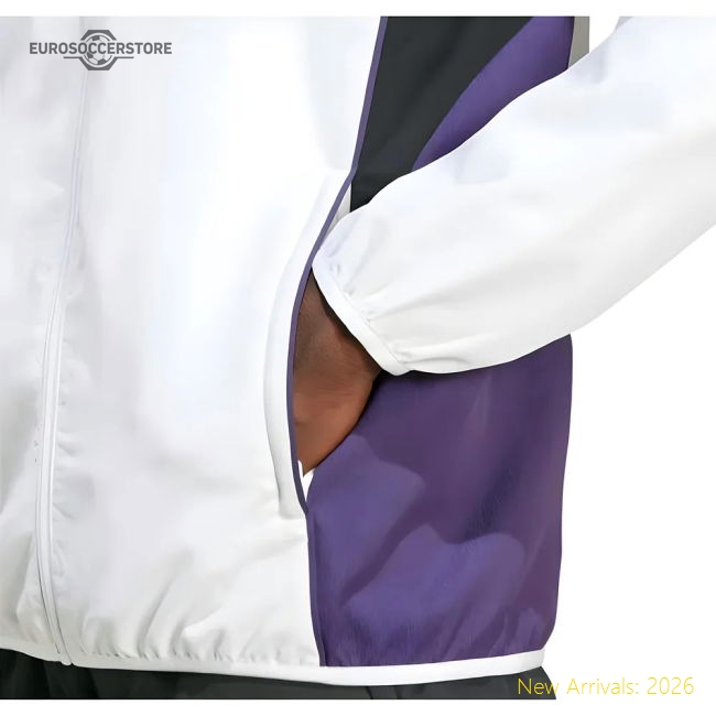 2025-2026 Man Utd Presentation Jacket (White)-Football Jersey Hub