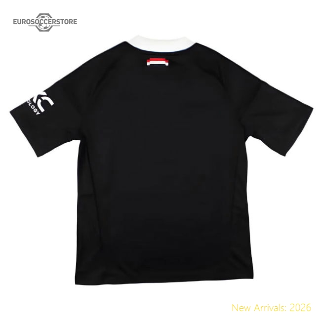 2024-2025 Man Utd Third Goalkeeper Shirt (Black) - Kids-Football Jersey Hub