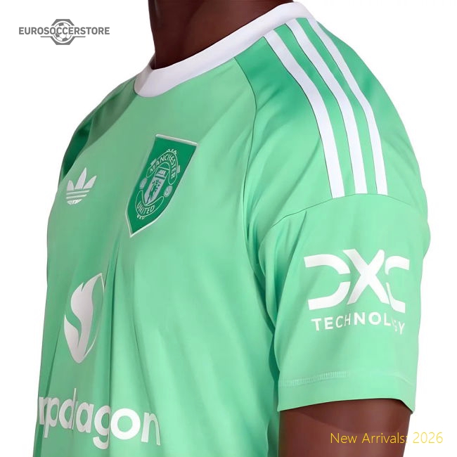 2025-2026 Man Utd Third Goalkeeper Shirt (Green)-Football Jersey Hub