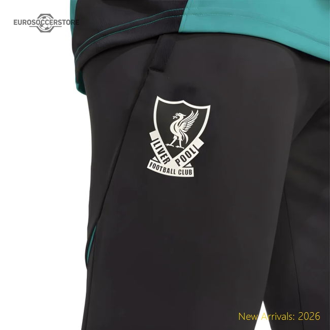 Club Teams,Liverpool 2025-2026 Liverpool Eu Training Pants (Black)-Jersey Chest: 2026 World Cup Soccer Kits