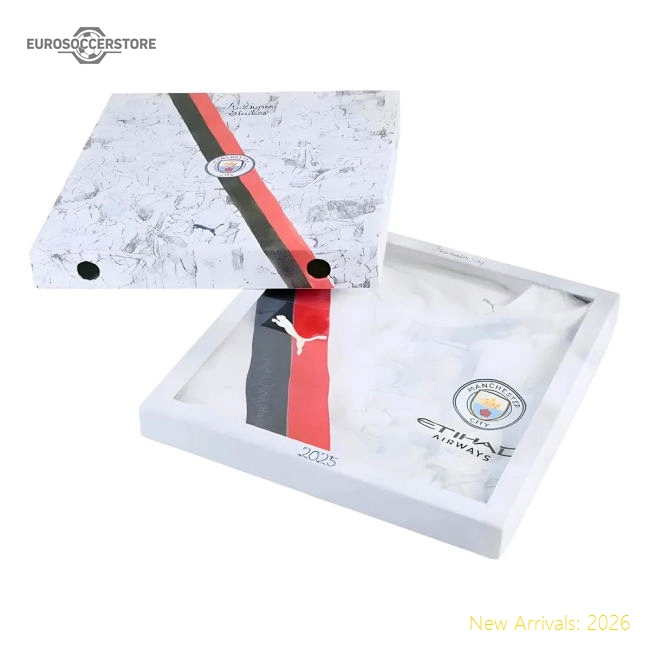 2025-2026 KIDSUPER x Manchester City CWC Authentic Shirt (White) (Silva 21)-Football Jersey Hub