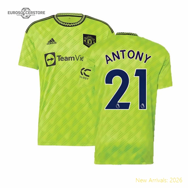 2022-2023 Man Utd Third Shirt (ANTONY 21)-Football Jersey Hub