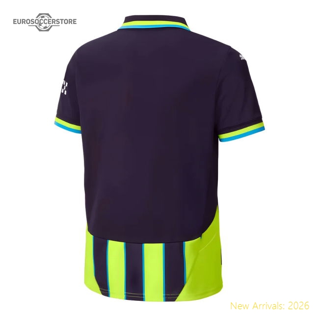 2024-2025 Man City Away Shirt (Kids) (Foden 47)-Football Jersey Hub