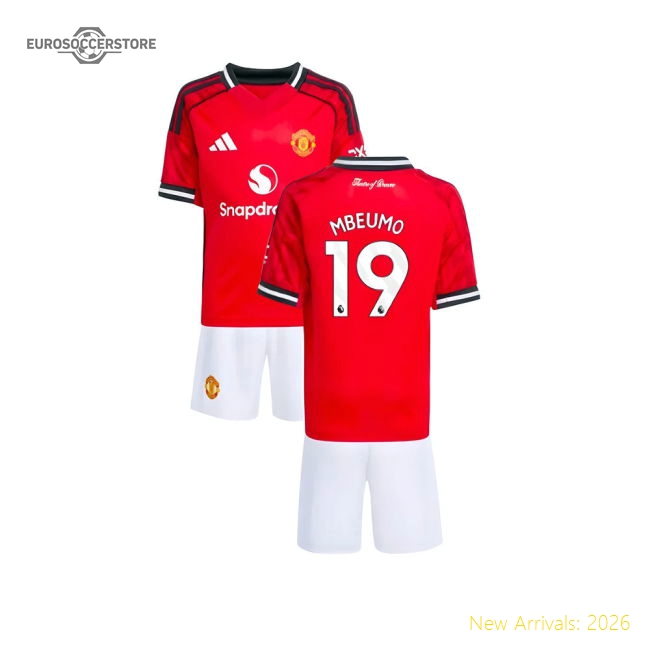 2025-2026 Man Utd Home Mini Kit (Mbeumo 19)-Football Jersey Hub