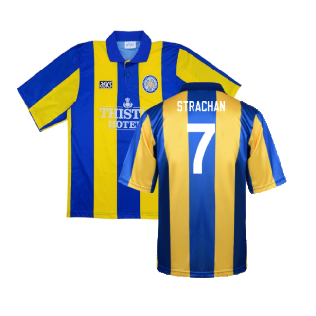 Leeds United (Xl) (Very Good) (Strachan 1993-1994 Away Kit Shirt Fan Match-PitchVibe Kits