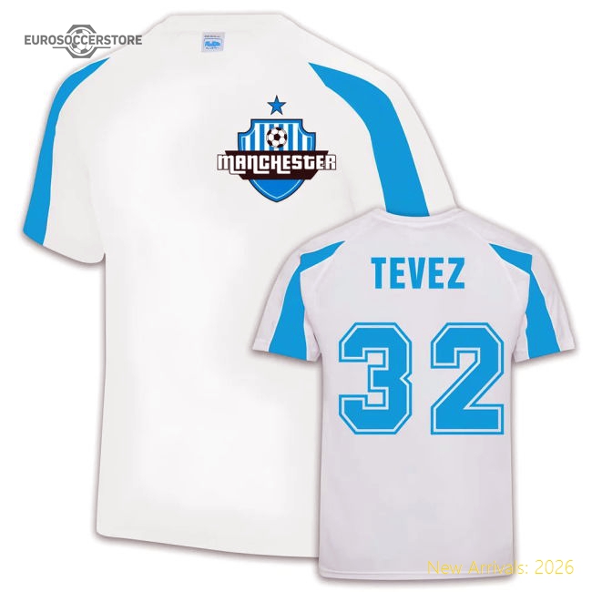 Manchester City Sports Training Jersey (Carlos Tevez 32)-PitchVibe Kits