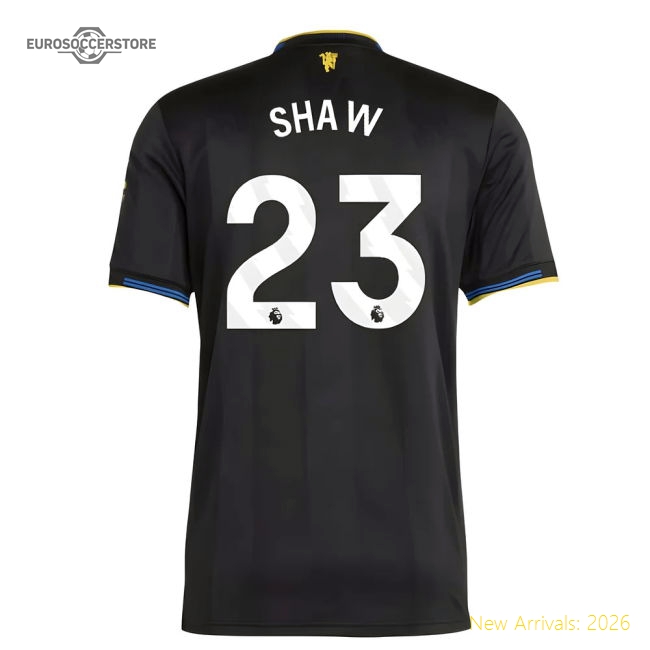 2025-2026 Man Utd Authentic Third Shirt (Shaw 23)-Football Jersey Hub